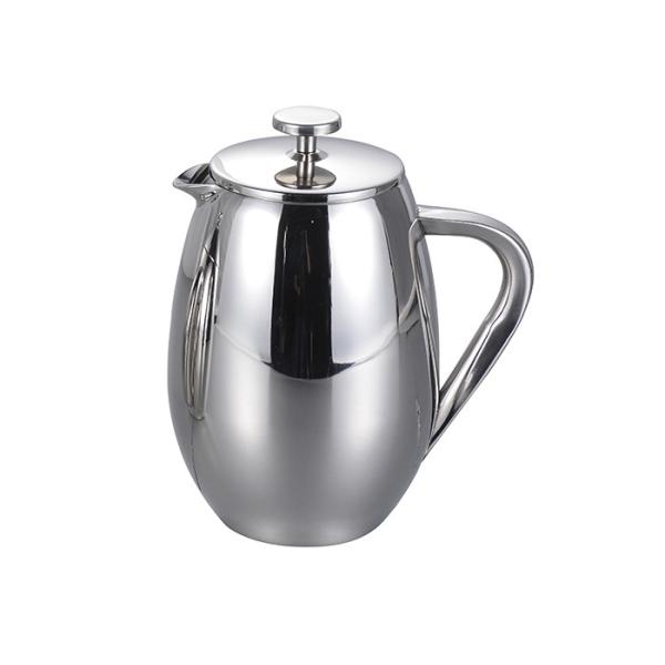 Buy Pear Shape Double Wall Tea & Coffee Maker French Press Coffee Plunger 34oz at wholesale prices