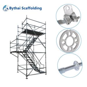 Building Materials Rosette Ringlock System Scaffolding Vertical Standard Ledger