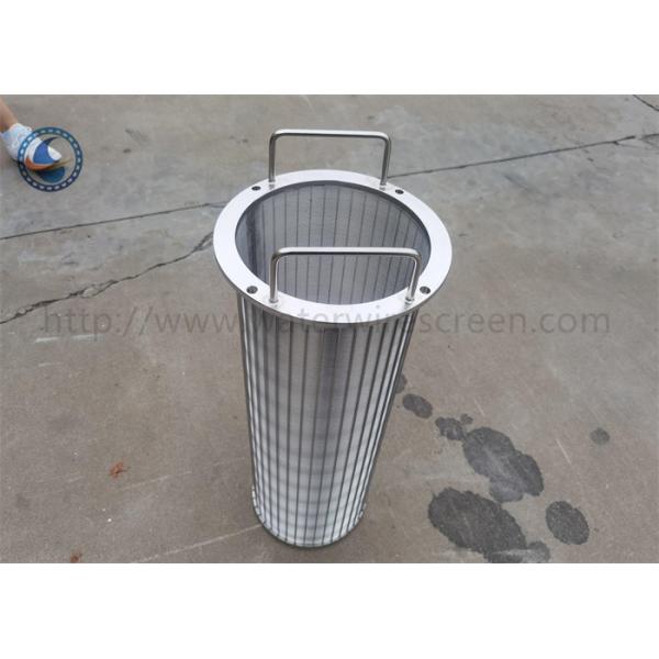 Buy Backwash Johnson V Shape Filter Element With Handle Basket at wholesale prices