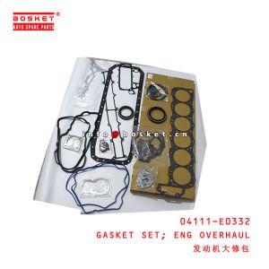 Quality 04111-E0332 Engine Overhaul Gasket Set for ISUZU HINO500 J08E for sale