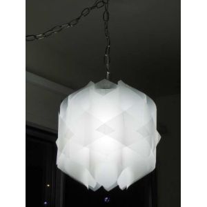 PVC Lotus Polypropylene Lampshade D400MM White Or Customized