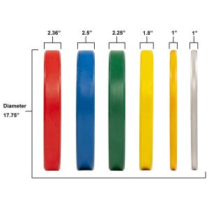 45 Lb 50kgs Cast Iron Barbell And Dumbbell Set Pair Bumper Plate Fitness