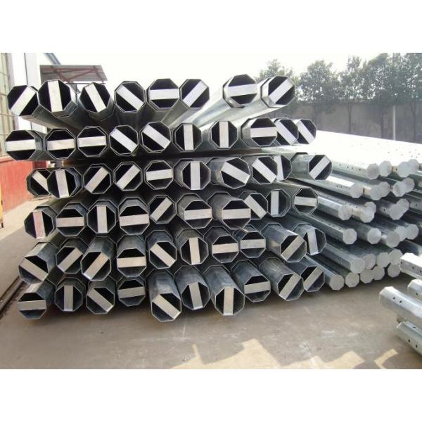 11m 7.2mm 3.8mm 69kv Steel Tubular Pole For Transmission Line
