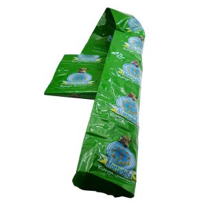 High Shrinkage PVDC Plastic Sausage Casings 100mm Caliber Logo Printing