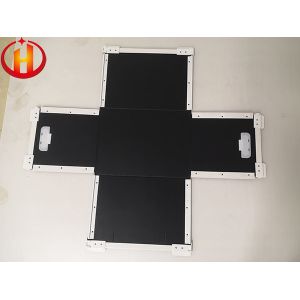 Foldable Corrugated Plastic Cardboard Boxes With Frames