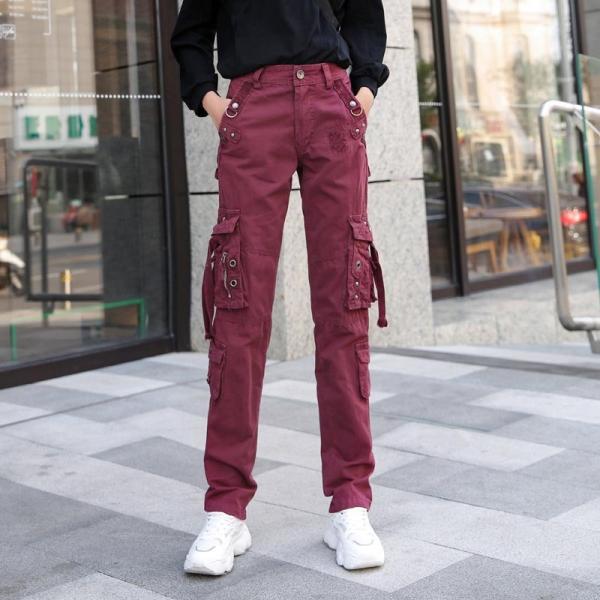 Wholesale Fashion Ripped Jeans Womens Denim Pants Side Pocket New Trouser Pant for Woman Cargo Pant Jeans
