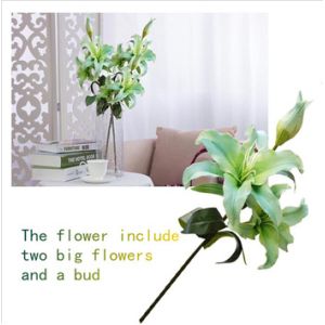 Artificial Garden Lily Spray