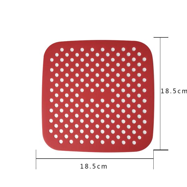 Oil Proof Silicone Kitchen Tool Air Fryer Liners Non Stick Foldable Customized