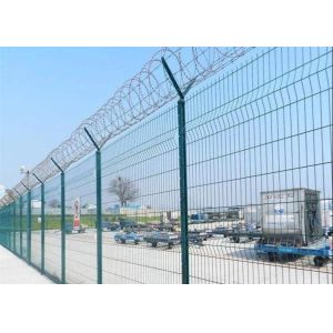 Prision Concertina Razor Wire Fence 2300mm 2000mm CE ISO9000