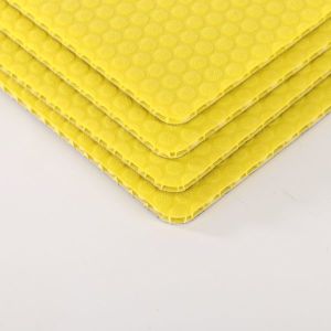 Quality Yellow Customized Plastic Honeycomb Sheet Recycled Polypropylene Honeycomb Panel 1500mm for sale