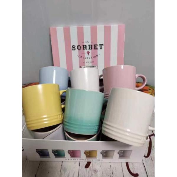 Modern Korean Style Kitchen Ceramic Bowl With Lid Spoon Multifunctional