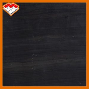 Black Wood Marble Stone Slabs Flooring With 100Mpa Compressive Strength