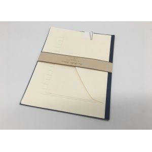 Fancy Writing Recycled Paper Greeting Cards , Blank Recycled Paper Photo