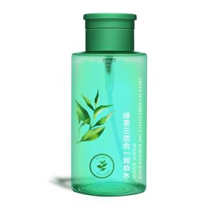 2 - In - 1 Green Tea Makeup Remover Foam Dense / Fine / Smooth Make Skin Elastic