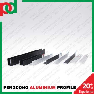 U Channel Groove Aluminum Profiles For Windows And Doors And Furniture