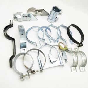 Ss201 Ss304 Downpipes 2.5" Car Exhaust Clamp Mounting Brackets