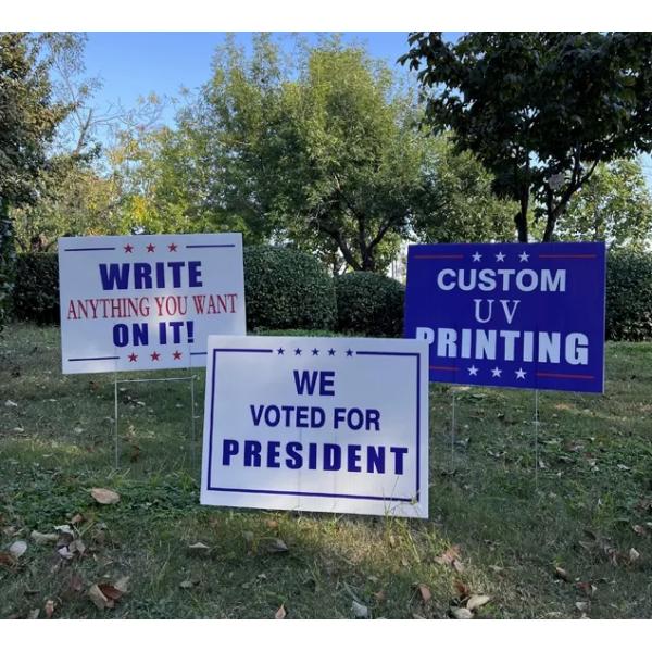 PP Corrugated Plastic Corflute Signs Polypropylene Customized