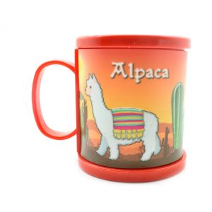 Custom Plastic Mug Sublimation Printing Logo, Soft Touch PVC Rubber 2D Flat or
