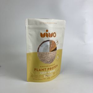 Custom Printed Food Grade Resealable Protein Powder Packaging Bags Stand Up