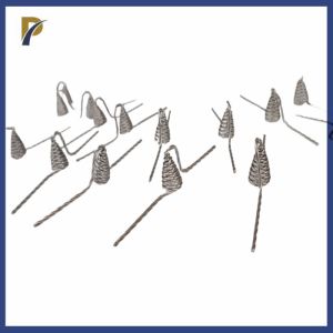 3 Strand 0.8mm Tungsten Coil Wire Wolfram Heater Door Shape Tungsten Wire For