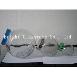 Quality a series of the glass candy jar with lid wholesale for sale