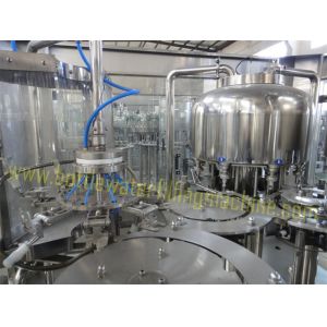 3000bph Monoblock Water Bottling Plant , Mineral Water Filling Machine