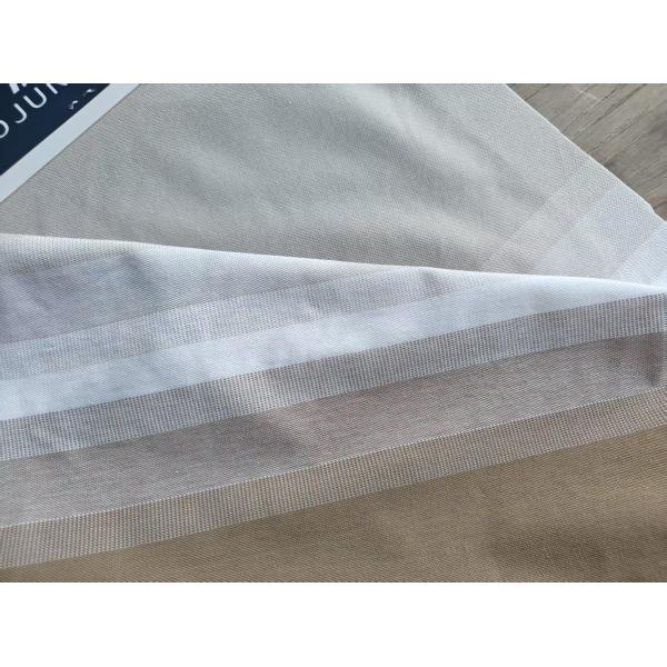 Breathable Striped Knit Fabric 95 Cotton 5 Spandex for T-Shirts