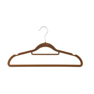 Quality Children's Coat Slim Velvet Hangers Contoured Shoulders Portable for sale