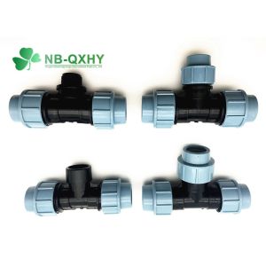 Durable All Size and Type Irrigation Plastic Compression Fitting Pn16 Square One