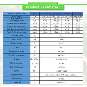 UNIVO UBTPT500Y Inertial Navigation Servo Fiber Optic Gyroscope Sensor