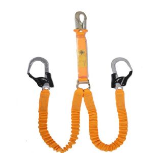 Buy cheap Twin Tailed Full Body Safety Harness With Shock Absorber from wholesalers