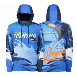 Long Sleeve Custom Fishing Jerseys Lightweighted High Elasticity Keep Warm