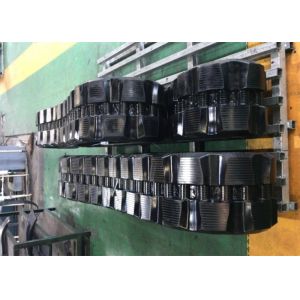 China Bobcat Loader Rubber Crawler Tracks Continuous With Adjustable Link / Lengh on sale