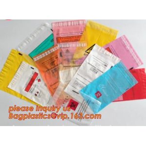 Biodegradable Biohazard Specimen Bag, Biohazard Specimen Transport Bag, Medical