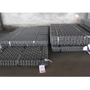 Petrochemical 65Mn Flat Topped Crimped Quarry Screen Mesh