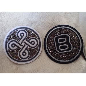 Iron Handmade Imitation Diamond Patches For Equestrian Clothing