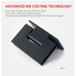 Hinges for Showers SS304 Soft Close Shower Hinge Bathroom Glass Door Stainless