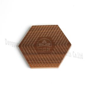 Cute Rustic Farmhouse Wooden Cup Coaster Cool Bar Drink Coasters with Holder