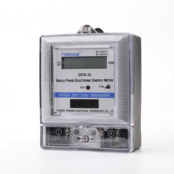Anti Tamper Single Phase KWH Meter With Plastic Case 50 Rated Frequency