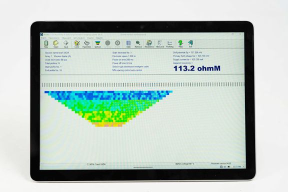 Dual Electrode Spacing System High Power Transmitter Geophysical Windows OS