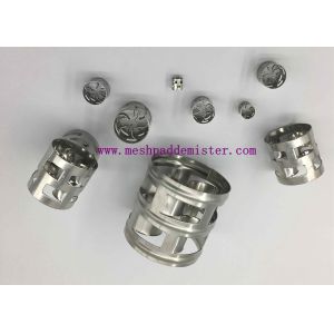 Ss316l Tower Iso9001 Packing Pall Ring 50mm Surface Area