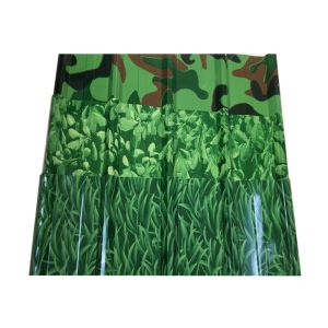 600-1500mm Width Grass/Camouflage Pattern Wear-Resistant Colored Galvanized Corrugated Steel Roofing Sheet for Special Construction