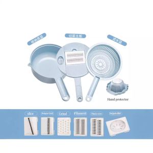 Vegetable Choppers Compact Style Slicer Bowl Shaped Multifunction Fruit Cutting