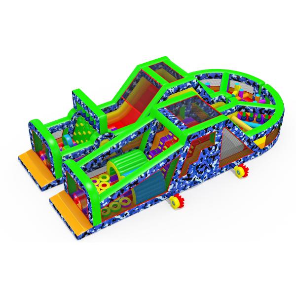 Personalized Inflatable Play Park With Repair Kit Ce Certification 1 Years