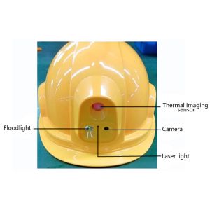 4G Smart Temperature Infrared Thermal Auto Temperature Helmet