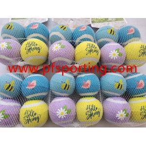 China Manufacturers Cheapest OEM Professional Wholesale Interactive Pet Dog Rubber Tennis Ball Dog Toys on sale