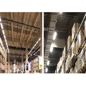 Energy Saving 2ft 4ft Linear High Bay Led Lights Pure White For Warehouse