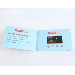 VIF Free Sample Limited Rechargeable Handmade lcd video brochure card 5 inch Ips