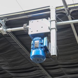 Blackout Plastic Film Single Tunnel Automatic Greenhouse Blackout System Light