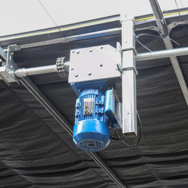 Agricultural Single Span Poly Hydroponic System Tunnel Blackout Greenhouse Light